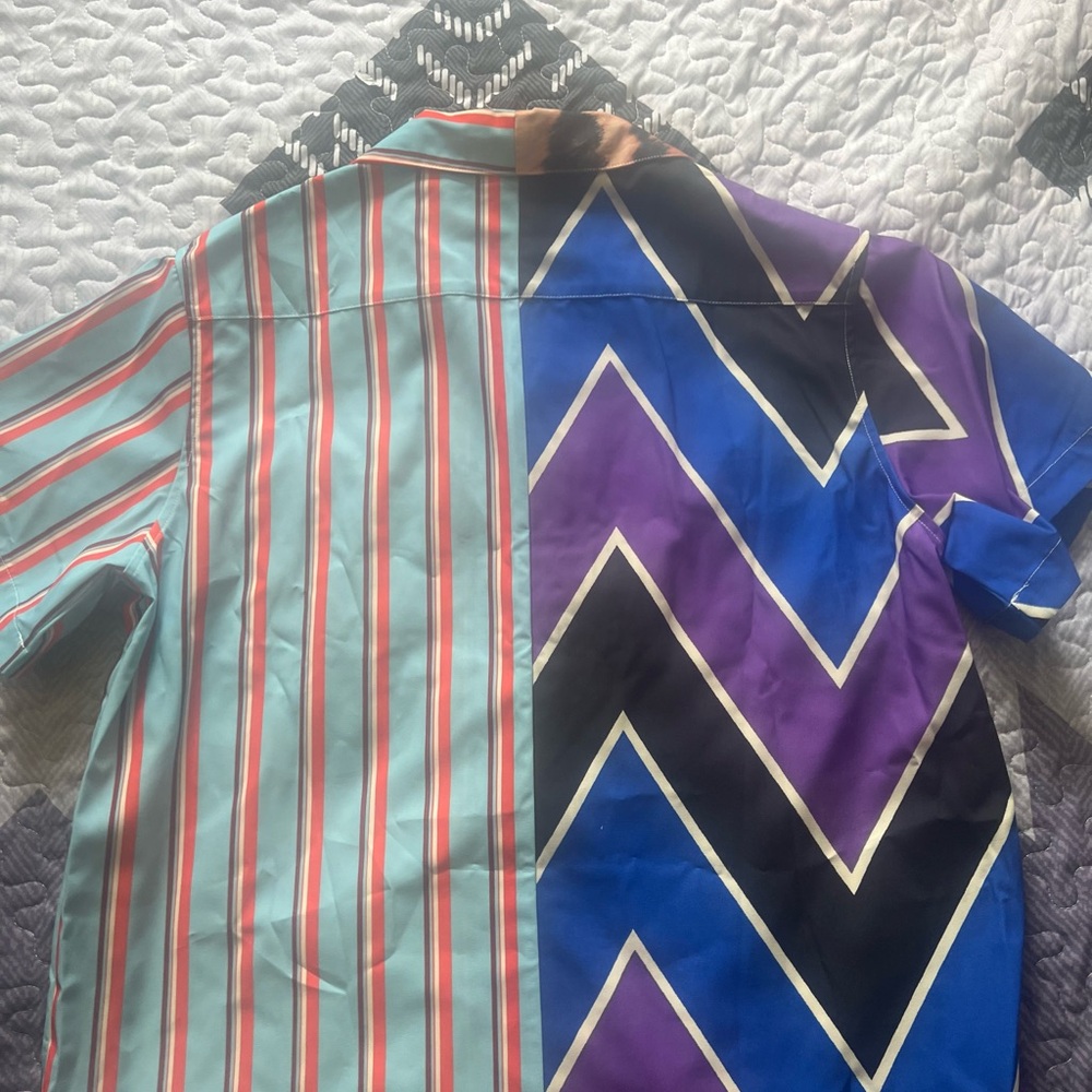 Homme Femme Striped Shirt - Picture 4 of 4